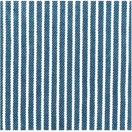 Denim Stoff 145cm 1701 Blaue Streifen - 50cm
