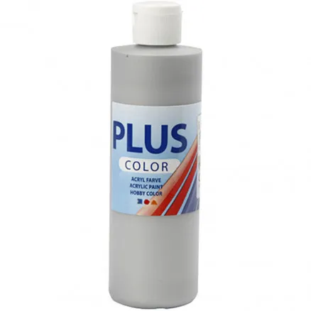 Plus Color Hobbyfarbe, Silber, 250 ml/1 Fl.