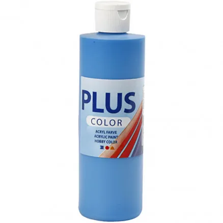 Plus Color Hobbyfarbe, Primärblau, 250 ml/1 Fl.