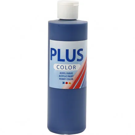 Plus Color Hobbyfarbe, Marineblau, 250 ml/1 Fl.