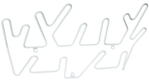 Maze Crown Garderobenleiste Klein Weiß