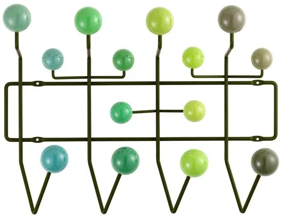 Vitra Hang It All Garderobenhaken Grün Multitone/Schwarz