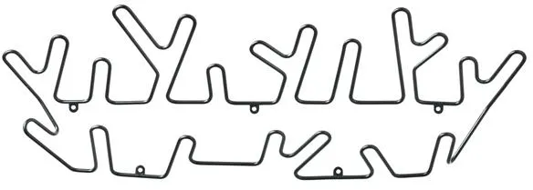 Maze Crown Garderobenleiste Groß Schwarz