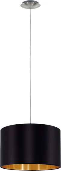 EGLO MASERLO 1 Pendelleuchte, Schwarz/Gold