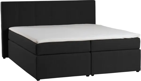 Monika Luxus handgefertigtes Boxspringbett, 7 Zonen 180x200 Medium (unter 80 kg) Mittel Beige