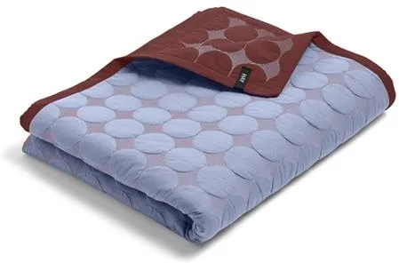 HAY Mega Dot Bettdecke 235x245 Hellblau
