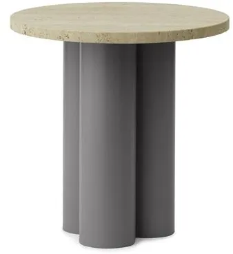 Normann Copenhagen Dit Beistelltisch Grau/Travertine Light