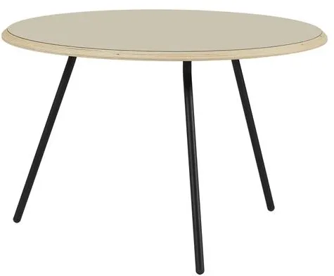 Woud Soround Couchtisch Beige Laminat Ø75 H49