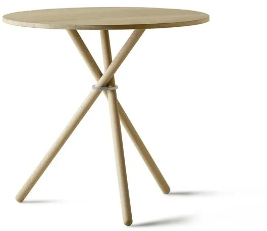 Eberhart Aldric Café-Tisch Ø80 Helles Eichenholz